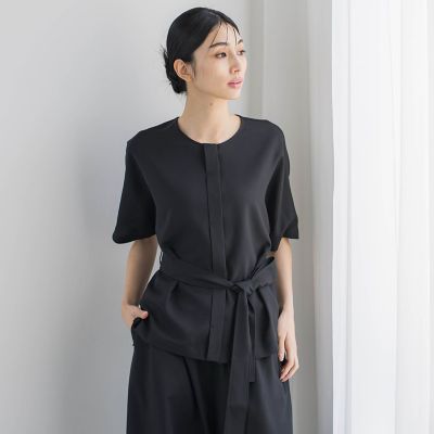 【ＷＥＢ限定】リネンライク２ＷＡＹブラウス≪セットアップ対応／洗濯機で洗える≫