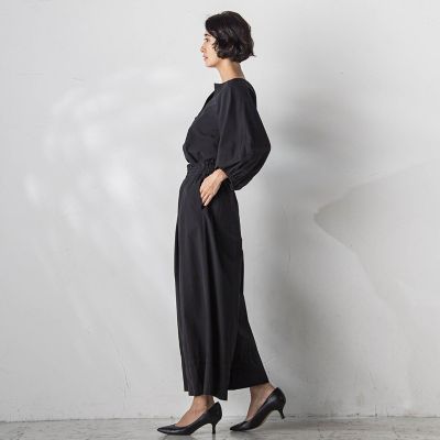 ボリューム袖タフタブラウス≪洗濯機で洗える／セットアップ対応≫