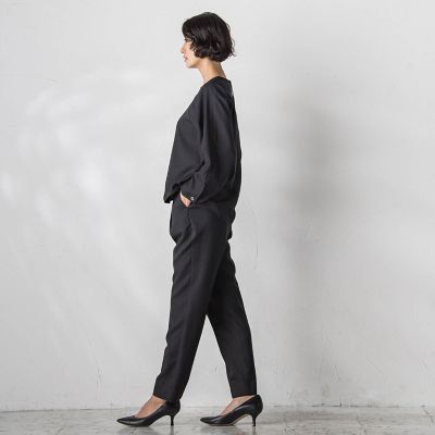 【ＷＥＢ限定】バックリボンストレッチブラウス≪洗濯機で洗える／セットアップ対応≫