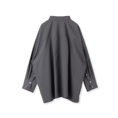 タイプライターオーバーサイズシャツ≪洗濯機で洗える／速乾性／抗ピリング≫
