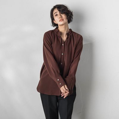la.f...（Women）/ラ エフ フィネスボイルブラウス≪洗濯機で洗える≫
