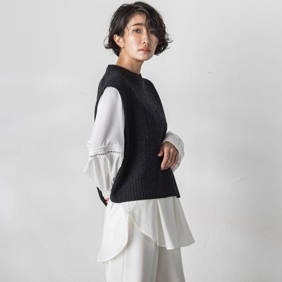 フルダルスパンマイクロピーチブラウス≪洗濯機で洗える≫