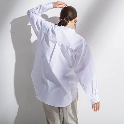 バンドカラーシャツ≪洗濯機で洗える≫ | la.f (Women)/ラ エフ
