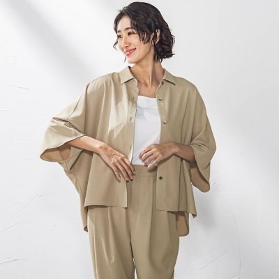 キレリシャツブラウス≪洗濯機で洗える≫