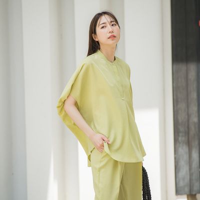 【ＷＥＢ限定】タンブラーブッチャーブラウス≪手洗い可能≫