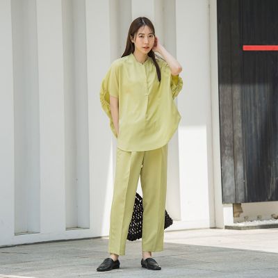 【ＷＥＢ限定】タンブラーブッチャーブラウス≪手洗い可能≫