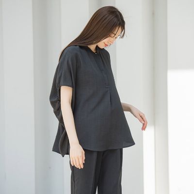 【ＷＥＢ限定】タンブラーブッチャーブラウス≪手洗い可能≫