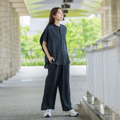 【ＷＥＢ限定】タンブラーブッチャーブラウス≪手洗い可能≫