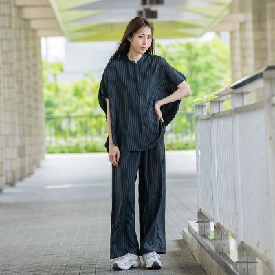 【ＷＥＢ限定】タンブラーブッチャーブラウス≪手洗い可能≫