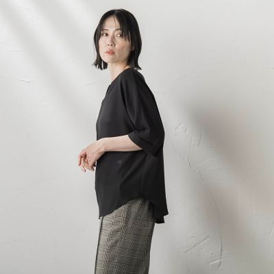 ジョーゼットブラウス≪洗濯機で洗える≫ | la.f (Women)/ラ エフ