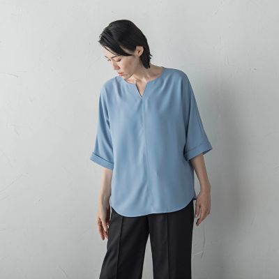 ジョーゼットブラウス≪洗濯機で洗える≫ | la.f (Women)/ラ エフ