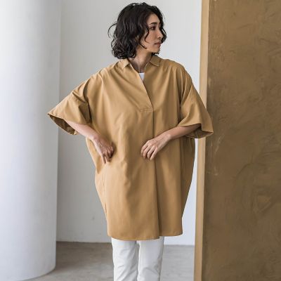 【ＷＥＢ限定】チュニックシャツ≪手洗い可能≫