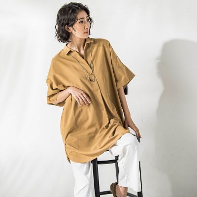【ＷＥＢ限定】チュニックシャツ≪手洗い可能≫