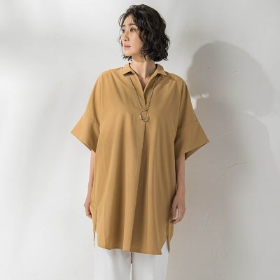 【ＷＥＢ限定】チュニックシャツ≪手洗い可能≫
