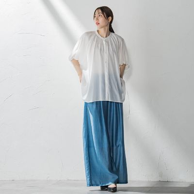 【ＷＥＢ限定】ドルマンギャザーブラウス≪手洗い可能≫