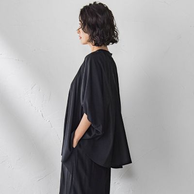 【ＷＥＢ限定】ドルマンギャザーブラウス≪手洗い可能≫