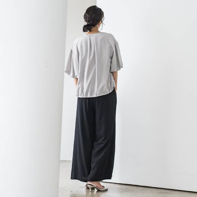 【ＷＥＢ限定】バルーンスリーブブラウス≪手洗い可能≫