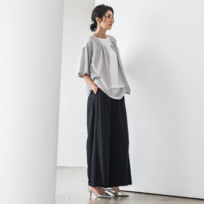 【ＷＥＢ限定】バルーンスリーブブラウス≪手洗い可能≫