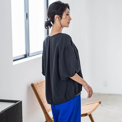 【ＷＥＢ限定】バルーンスリーブブラウス≪手洗い可能≫
