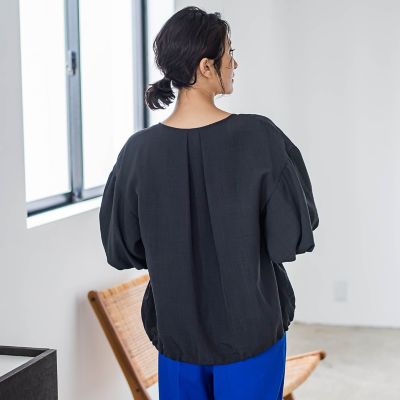 【ＷＥＢ限定】バルーンスリーブブラウス≪手洗い可能≫