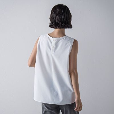 biyori】”驚くほど伸びる”シャツタンクトップ≪洗濯機で洗える