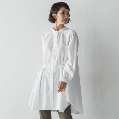 la.f...（Women）/ラ エフ "体型カバーも叶う"3WAYチュニックブラウス&#8810;洗濯機で洗える&#8811; 02オフホワイト トップス【三越伊勢丹/公式】