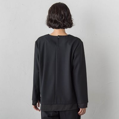 新品タグ付き L'Appartement Vネックブラウス ブラック L´Appartement Vネックブラウス シャツ 【公式通販】