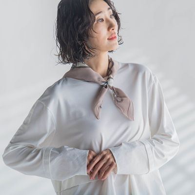 マリンプリントシアースカーフ | la.f (Women)/ラ エフ | 三越