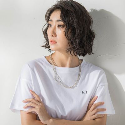 ＜la.f...（Women）＞パールビーズロングネックレス