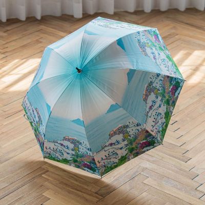 【晴雨兼用】リゾート柄長傘
