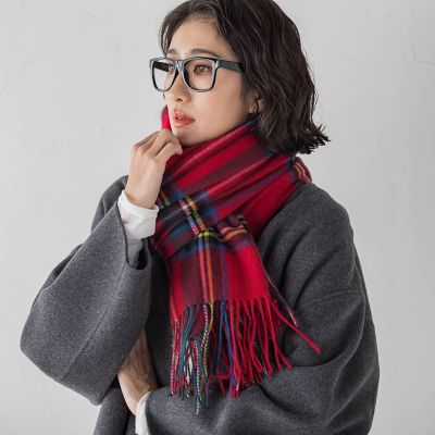 リアルミンク♡毛皮チェックマフラー♪ チェックマフラー | la.f（Women）/ラ エフ | 三越伊勢丹オンライン