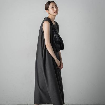 【大きいサイズ】麻調シャンブレーワンピース≪洗濯機で洗える／吸水速乾／ＵＶカット≫