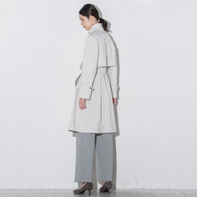 ラエフ トレンチ風リサイクルアーティローザコート洗濯機で洗える/撥水加工 セール】 トレンチ風デザインリサイクルアーティローザコート