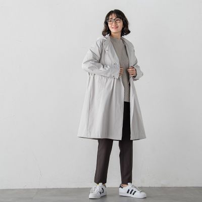 大きいサイズ】パーテーションダウンロングコート | la.f（Women