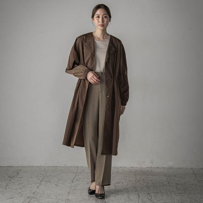 大きいサイズ】ドロストロングコート≪洗濯機で洗える≫ | la.f