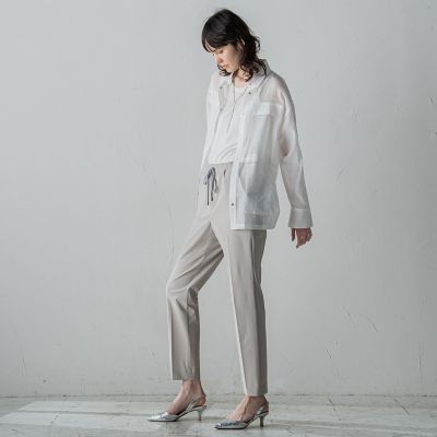 【大きいサイズ】シアーシャツジャケット≪洗濯機で洗える≫