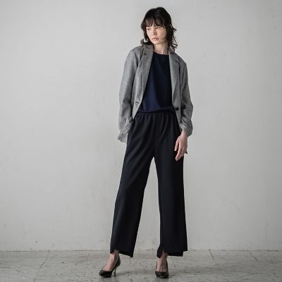 【大きいサイズ】リネンクラッシックジャケット≪手洗い可能／セットアップ対応≫