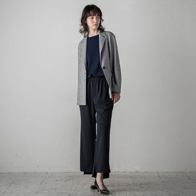 【大きいサイズ】リネンクラッシックジャケット≪手洗い可能／セットアップ対応≫