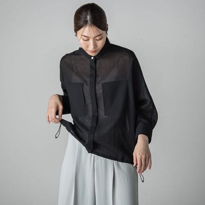【大きいサイズ】アンティークガーゼジャケット≪洗濯機で洗える≫