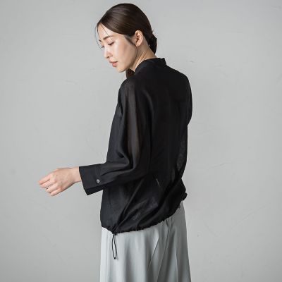 【大きいサイズ】アンティークガーゼジャケット≪洗濯機で洗える≫