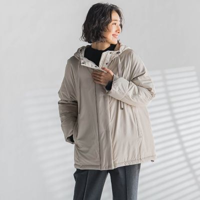 saliさま ラエフ パウダータフタロングダウン グレー saliさま ラエフ パウダータフタロングダウン グレー