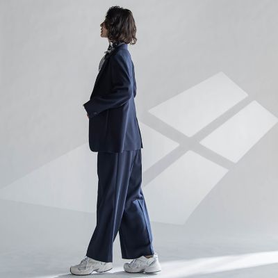 【大きいサイズ】麻調テーラードジャケット≪手洗い可能≫