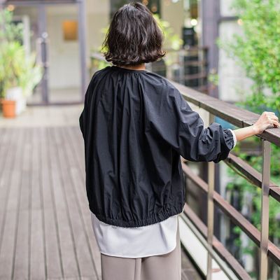 【大きいサイズ】【ｂｉｙｏｒｉ】”着映えと軽さ”華やぎギャザーブルゾン≪手洗い可能≫