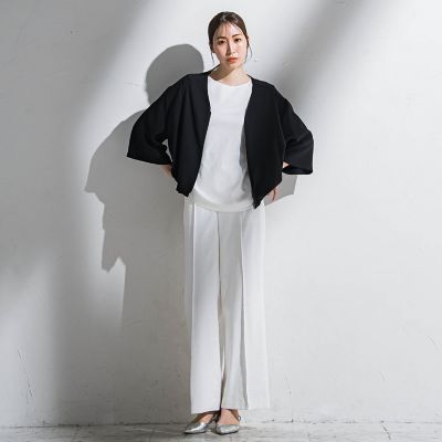 【大きいサイズ】”シワレス”ジップアップブルゾン≪洗濯機で洗える≫