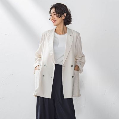 大きいサイズ】シアージャケット≪手洗い可能≫ | la.f