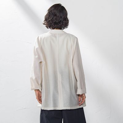 大きいサイズ】シアージャケット≪手洗い可能≫ | la.f（Women