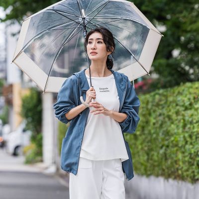 【大きいサイズ】梅雨時期も安心、撥水パーカー≪洗濯機で洗える≫