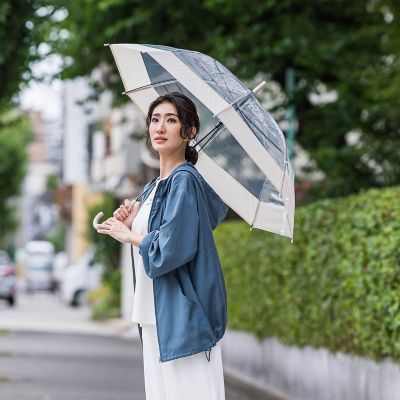 【大きいサイズ】梅雨時期も安心、撥水パーカー≪洗濯機で洗える≫