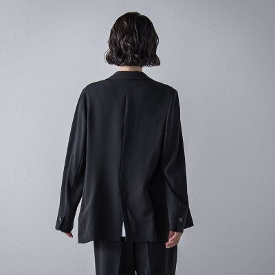 大きいサイズ】【旅楽シリーズ／極】メランジツイルジャケット≪手洗い