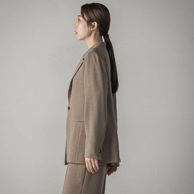 大きいサイズ】【旅楽シリーズ／極】メランジツイルジャケット